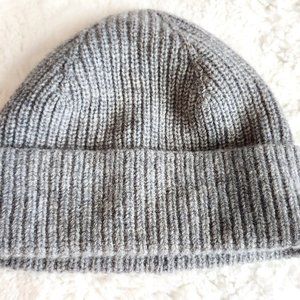 Quince Light Grey Beanie Hat